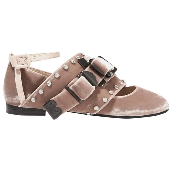 *Like New* N21 Velvet Ballet Flats - Picture 5 of 13